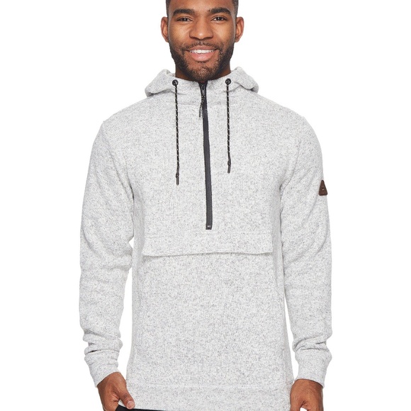 Billabong Boundary Pullover Hoodie Grey 